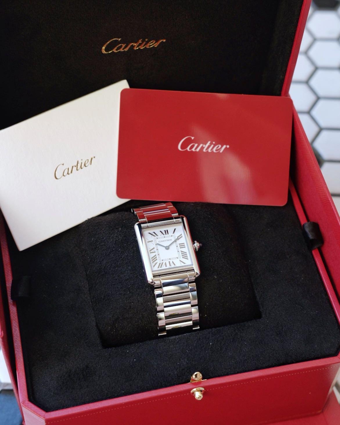 Cartier Tank Must Large Steel Bracelet Ref. WSTA0052 - Image 5