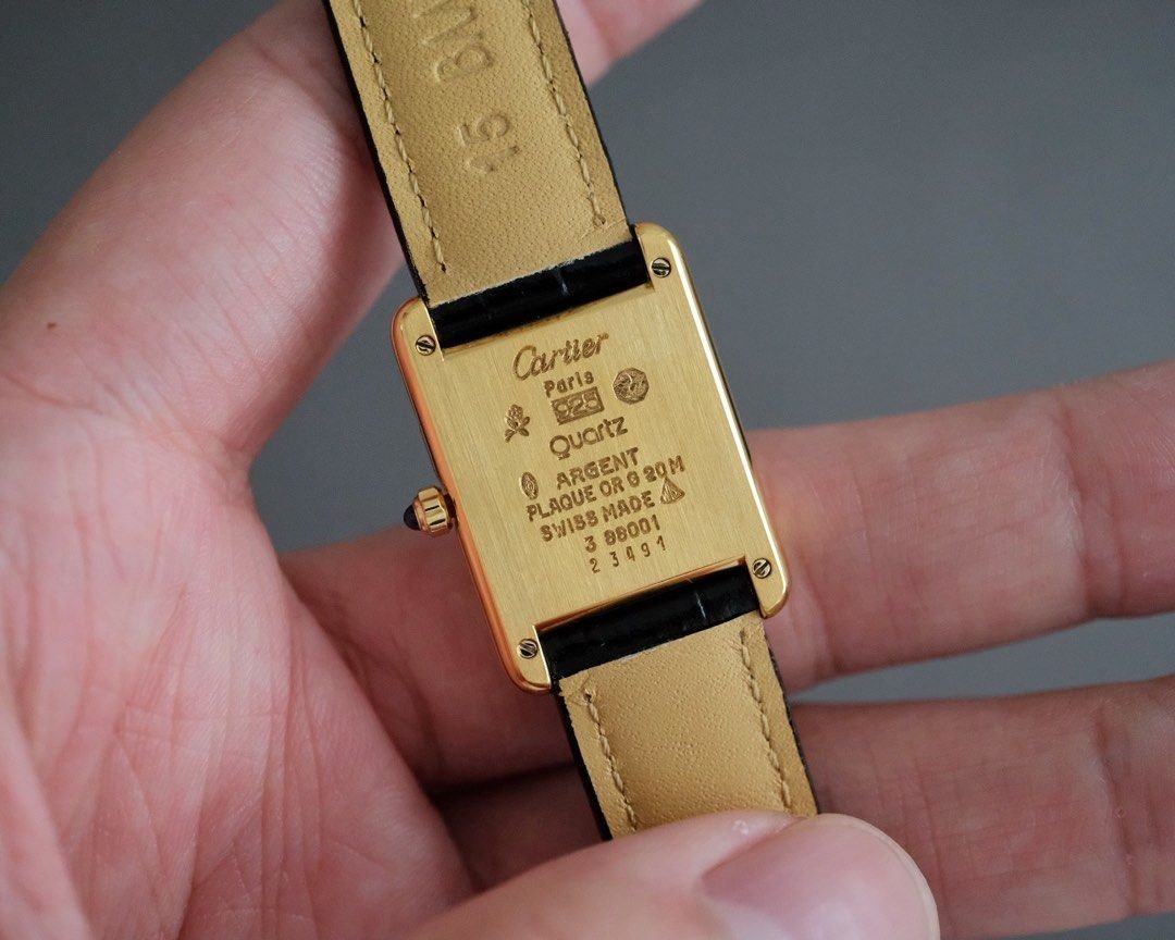 Must de Cartier Tank Vermeil SM Ref. 388001 - Image 7