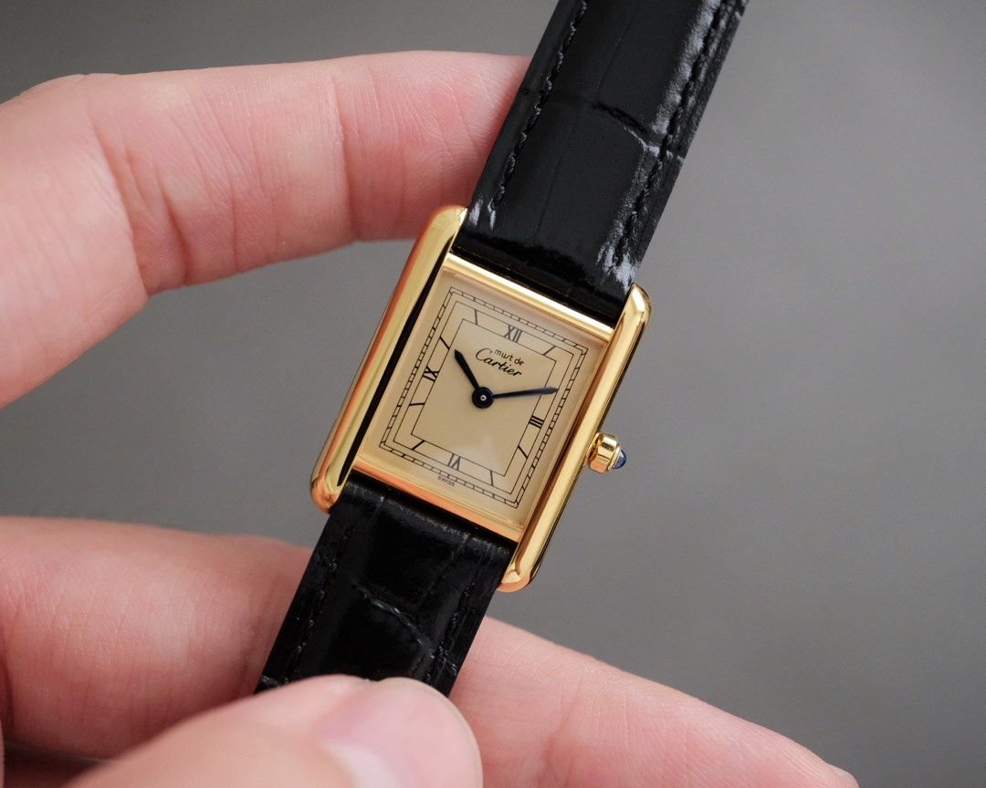 Must de Cartier Tank Vermeil SM Ref. 388001 - Image 3