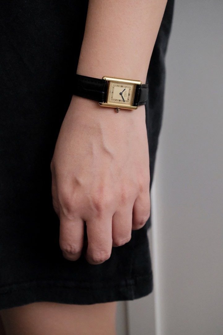 Must de Cartier Tank Vermeil SM Ref. 388001 - Image 10