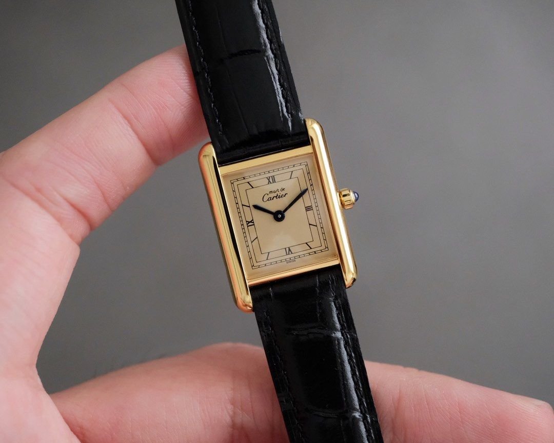 Must de Cartier Tank Vermeil SM Ref. 388001 - Image 2