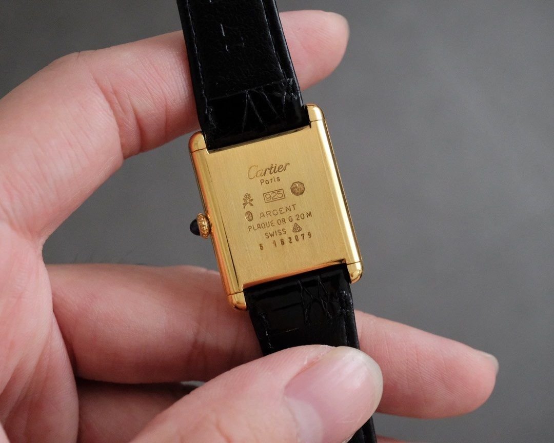 Must de Cartier Tank Vermeil Ivory Dial Manual Wind Ref. 6 - Mens - Image 7