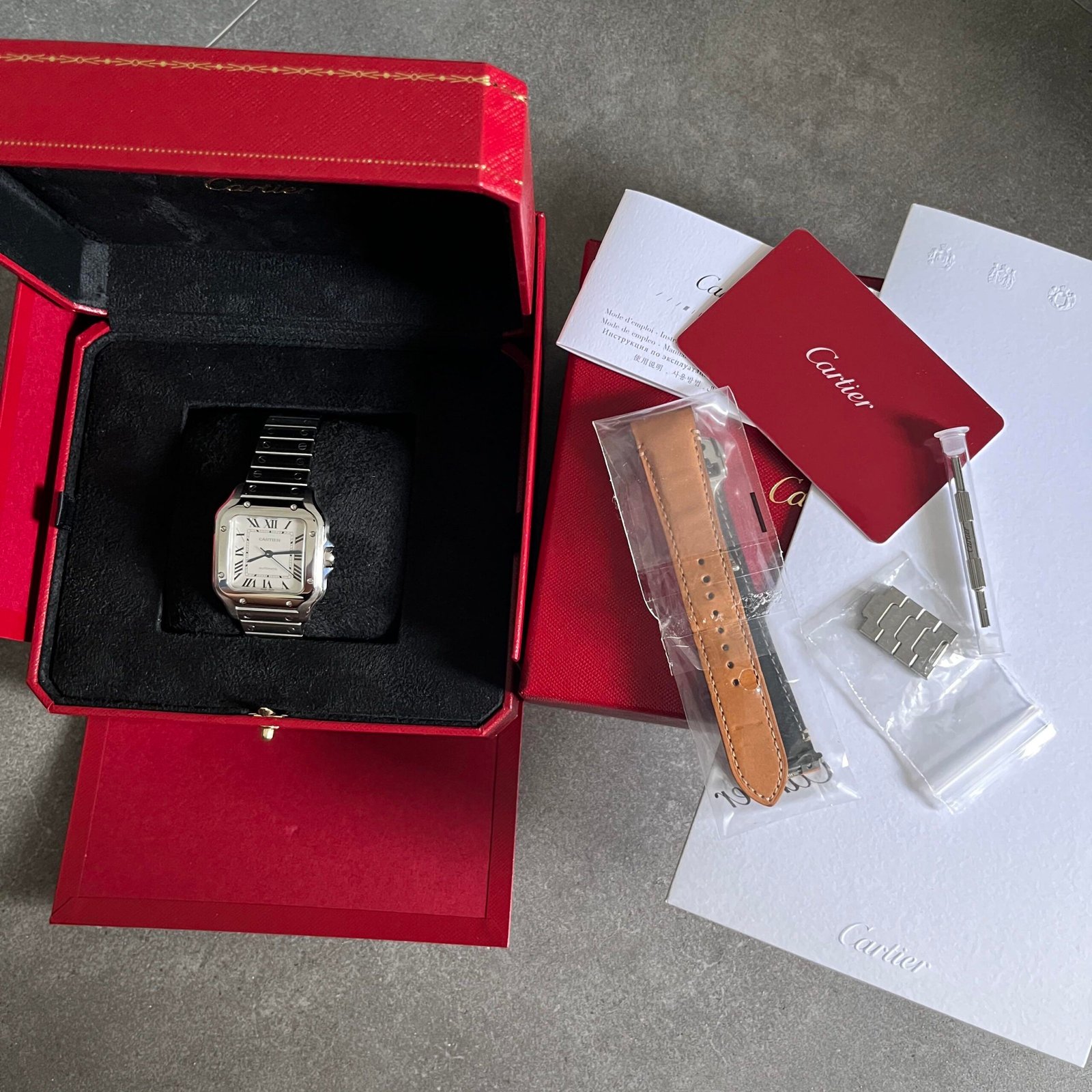 Cartier Santos de Cartier Medium Ref. WSSA0029 - Image 6