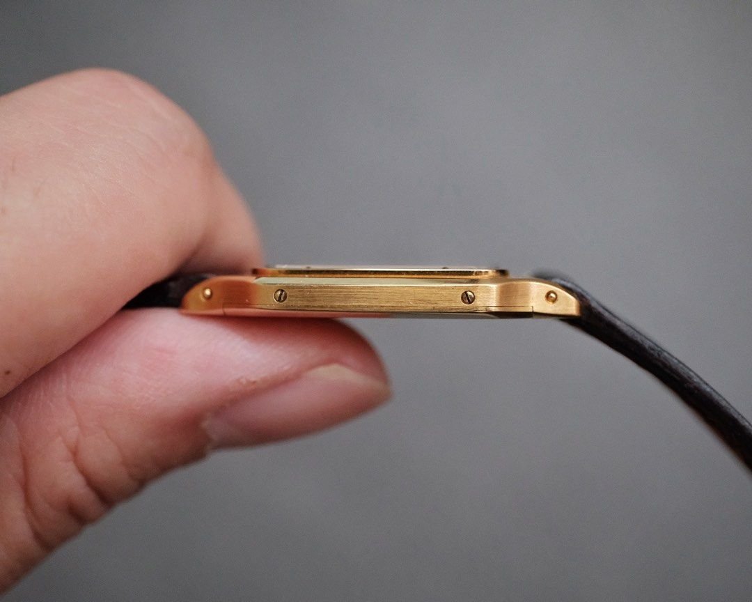 Cartier Santos Dumont Extra Plate Pre-CPCP Flinque Dial Ref. 821054 - Image 6