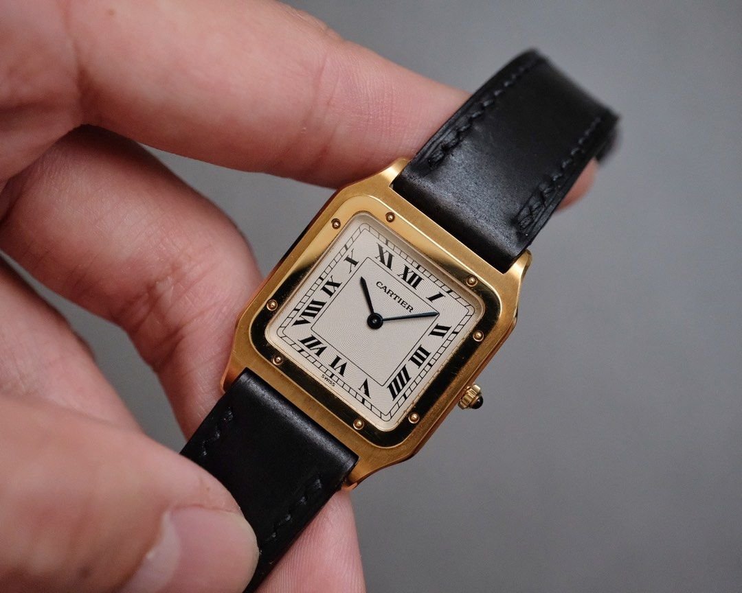 Cartier Santos Dumont Extra Plate Pre-CPCP Flinque Dial Ref. 821054 - Image 3
