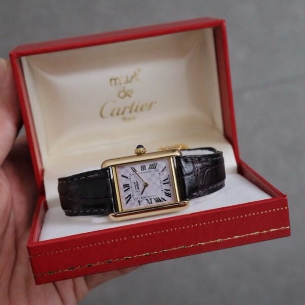 Must de Cartier Tank Vermeil MM Japan Edition Ref. 2415