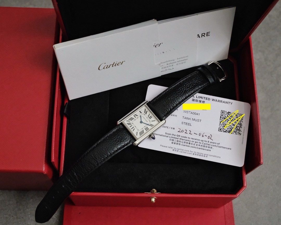 Cartier Tank Must Large Ref. WSTA0041 - Image 9