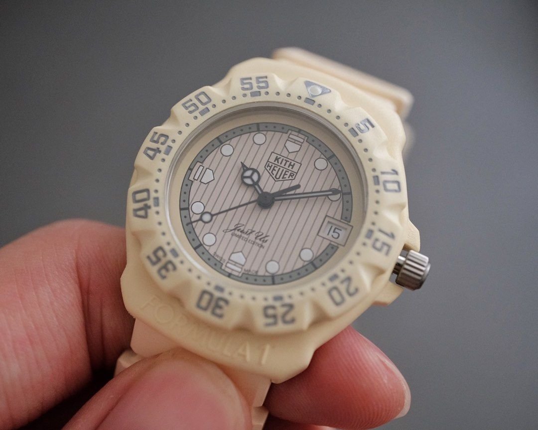Kith x Tag Heuer Formula 1 Miami Beige Limited Edition - Image 2