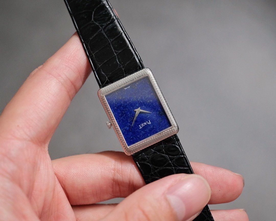 Piaget Protocole Rectangle 18K WG Lapis Dial Ref. 9152 - Image 3