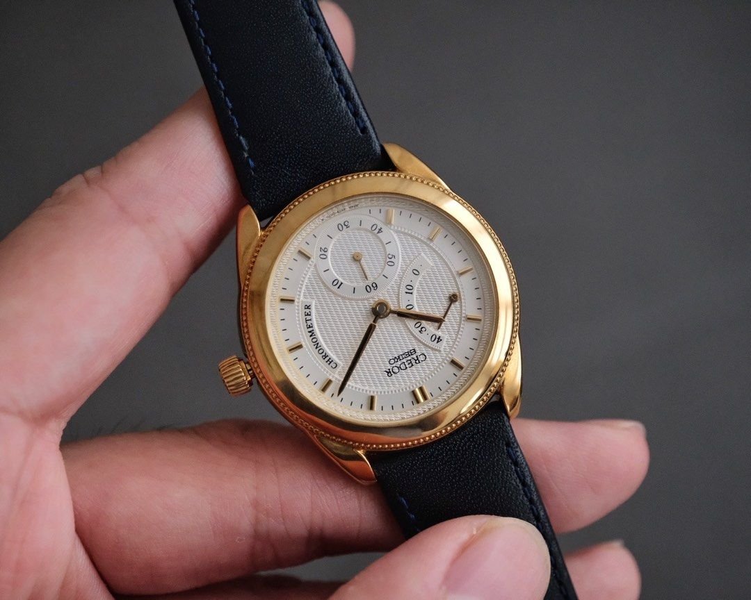 Seiko Credor 18K Yellow Gold COSC Certified Ref. GBAY992 - Image 3