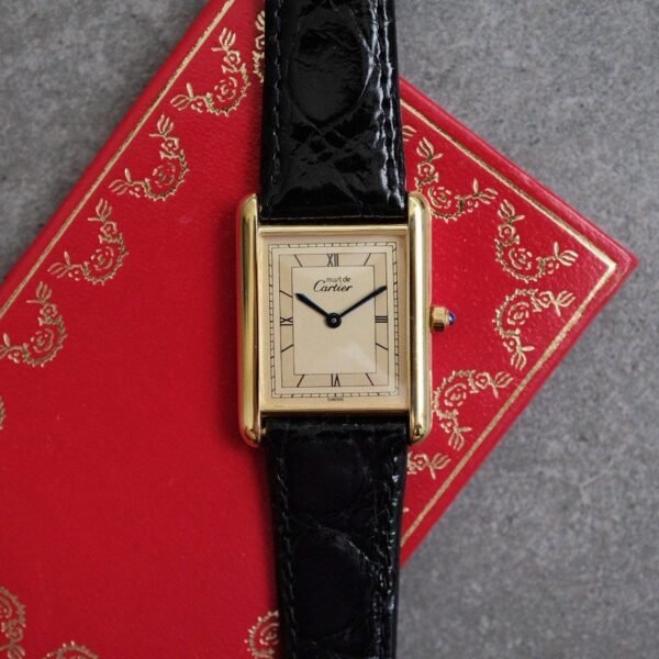 Must de Cartier Tank Vermeil LM Ref. 681006