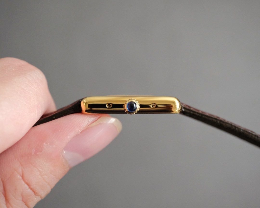 Must de Cartier Tank Vermeil SM Yellow Lemon Ref. 5057001 - Image 5