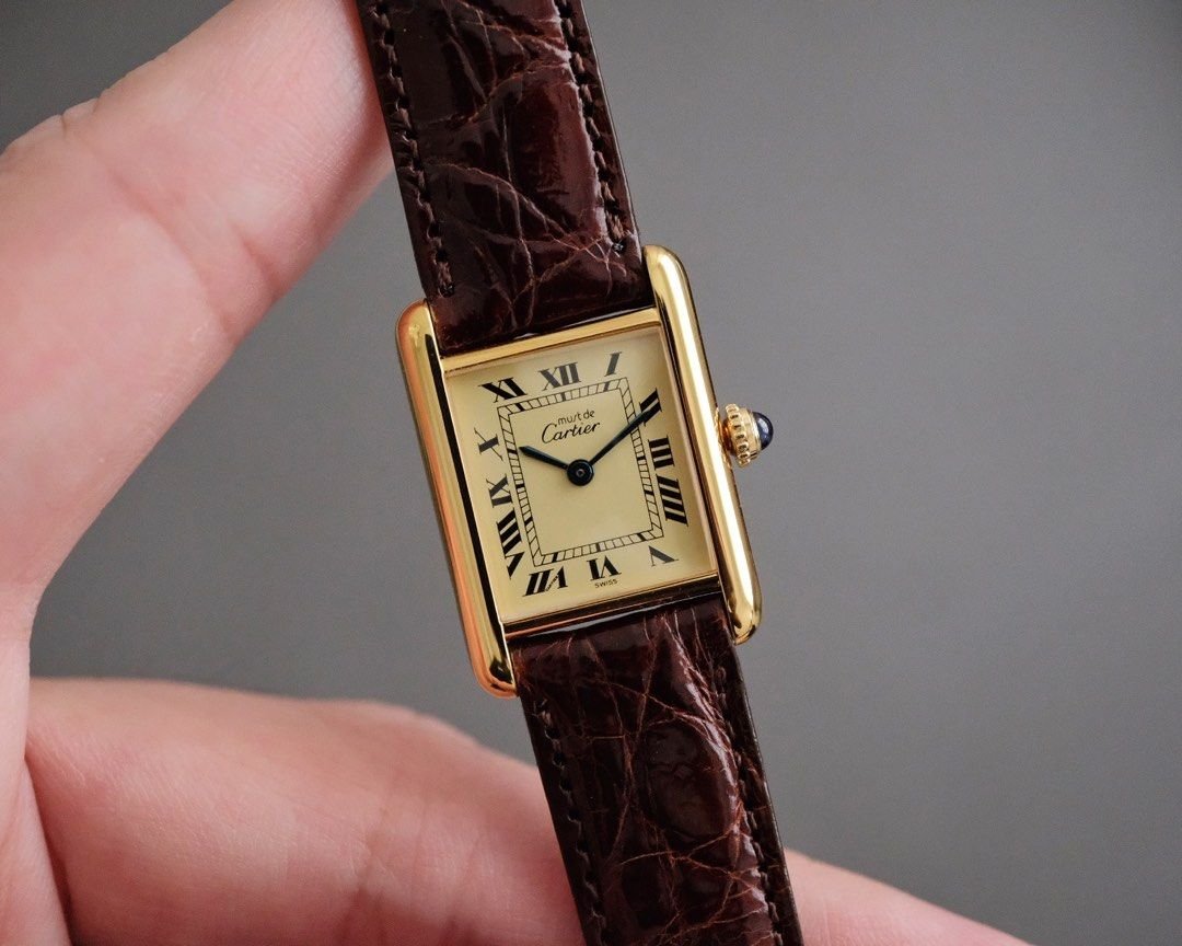 Must de Cartier Tank Vermeil SM Yellow Lemon Ref. 5057001 - Image 2