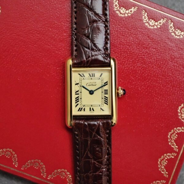 Must de Cartier Tank Vermeil SM Yellow Lemon Ref. 5057001