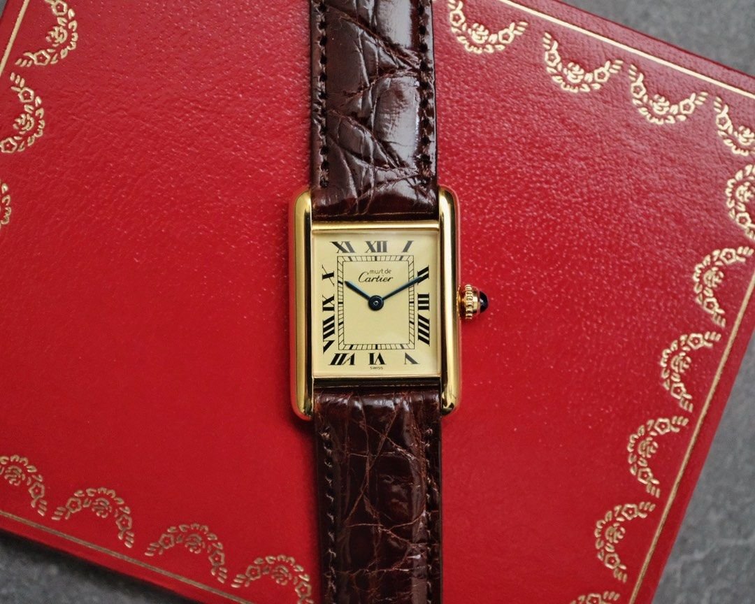 Must de Cartier Tank Vermeil SM Yellow Lemon Ref. 5057001