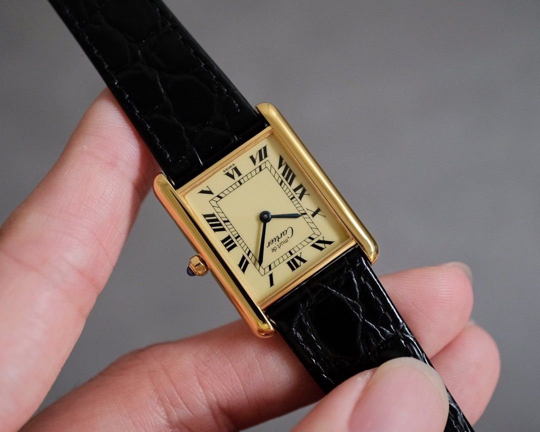 Must de Cartier Tank Vermeil LM Ref. 681006 - Image 4