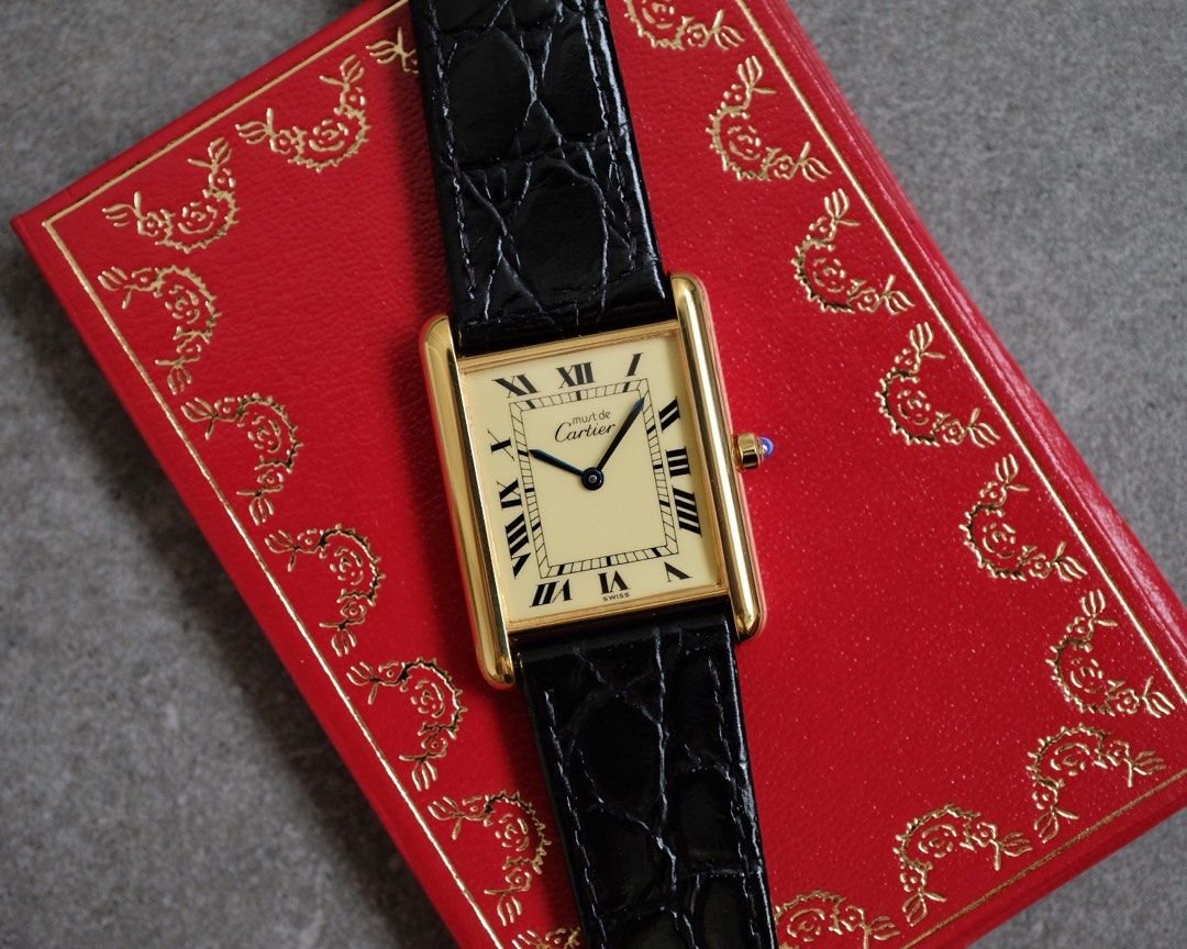 Must de Cartier Tank Vermeil LM Ref. 681006