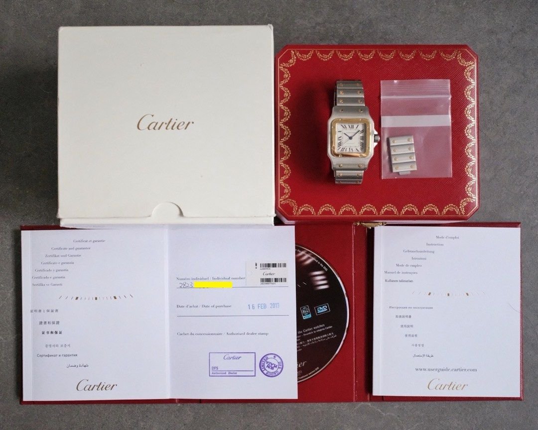 Cartier Santos Galbee XL Automatic 2823 Ref. W20099C4 - Image 10