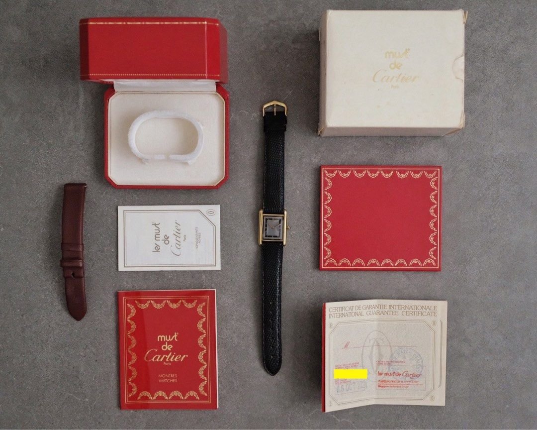 Must de Cartier Tank Vermeil LM Ref. 681006 - Image 10