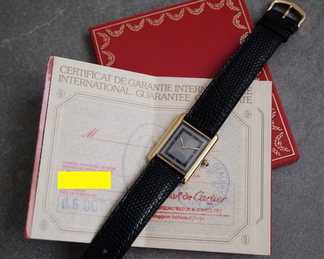 Must de Cartier Tank Vermeil LM Ref. 681006 - Image 9