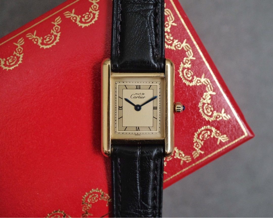 Must de Cartier Tank Vermeil SM Ref. 366001
