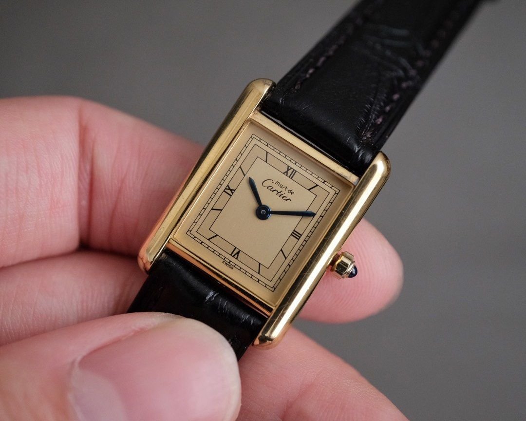 Must de Cartier Tank Vermeil SM Ref. 366001 - Image 3