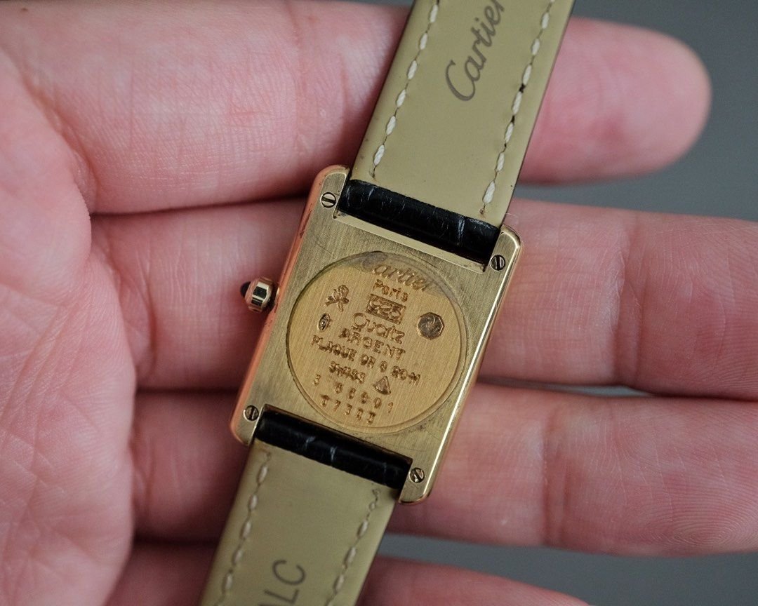 Must de Cartier Tank Vermeil SM Ref. 366001 - Image 7