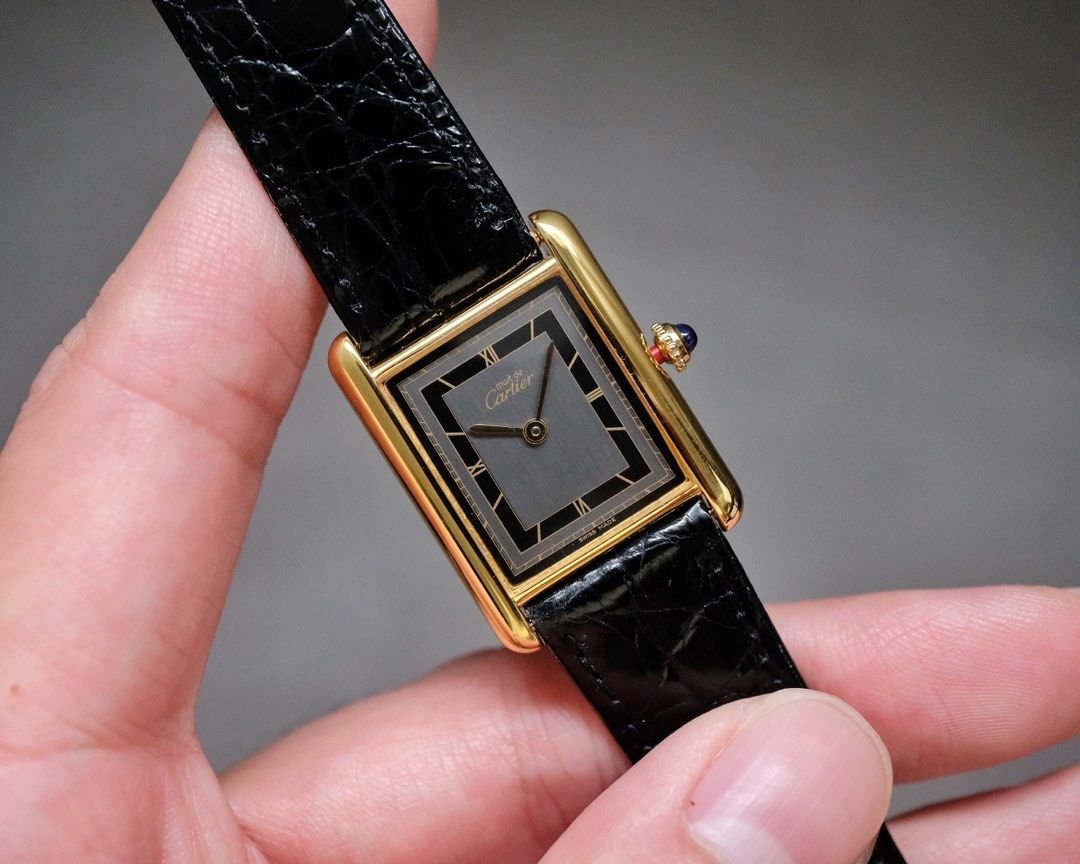 Must de Cartier Tank Vermeil LM Ref. 681006 - Image 2