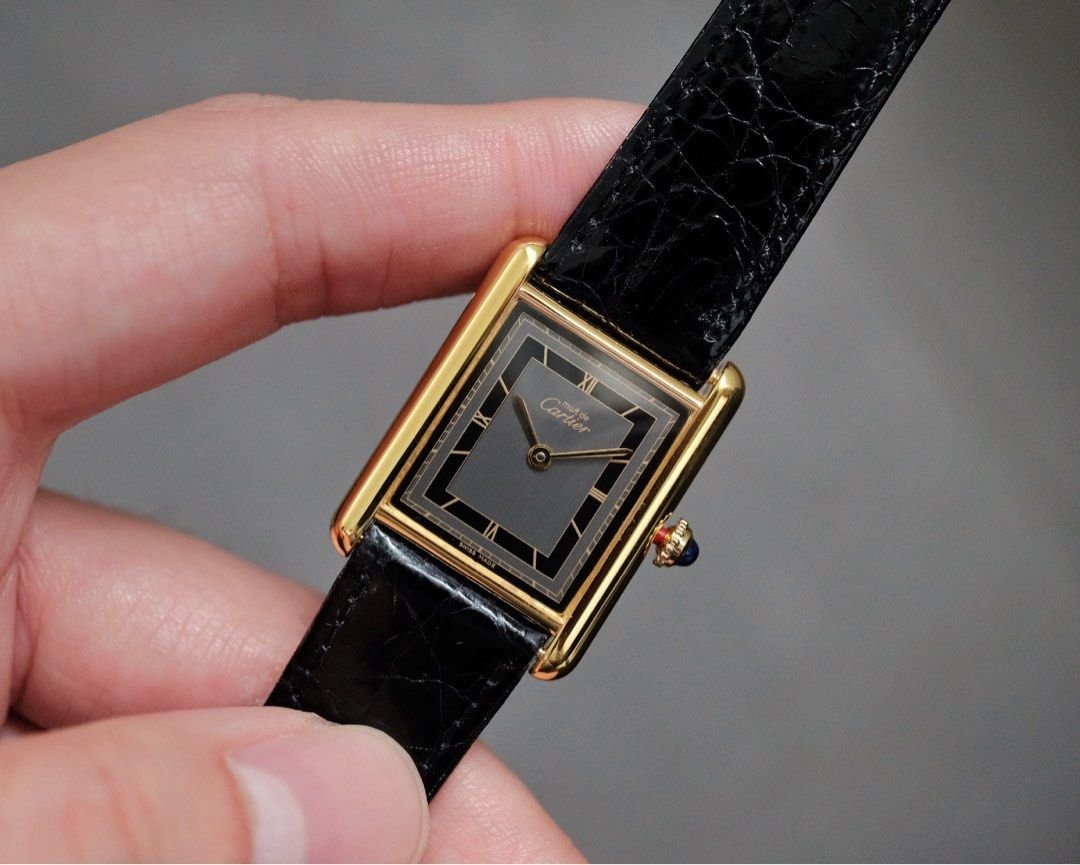 Must de Cartier Tank Vermeil LM Ref. 681006 - Image 3