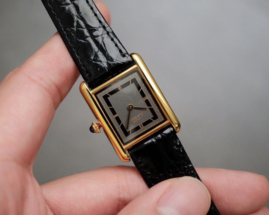 Must de Cartier Tank Vermeil LM Ref. 681006 - Image 4