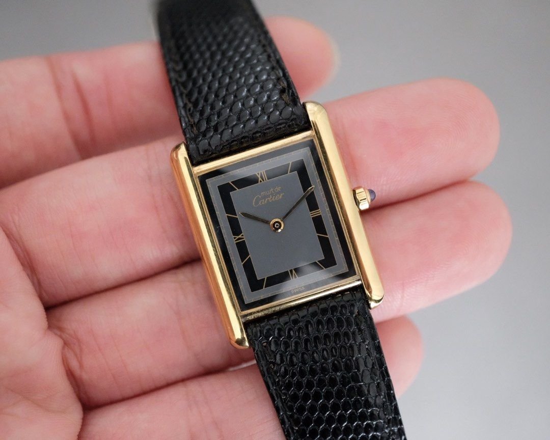 Must de Cartier Tank Vermeil LM Ref. 681006 - Image 4