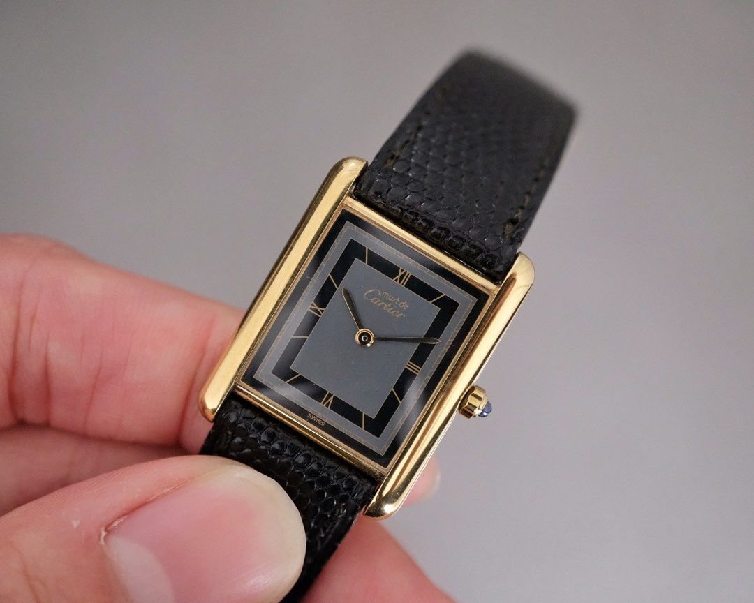 Must de Cartier Tank Vermeil LM Ref. 681006 - Image 3