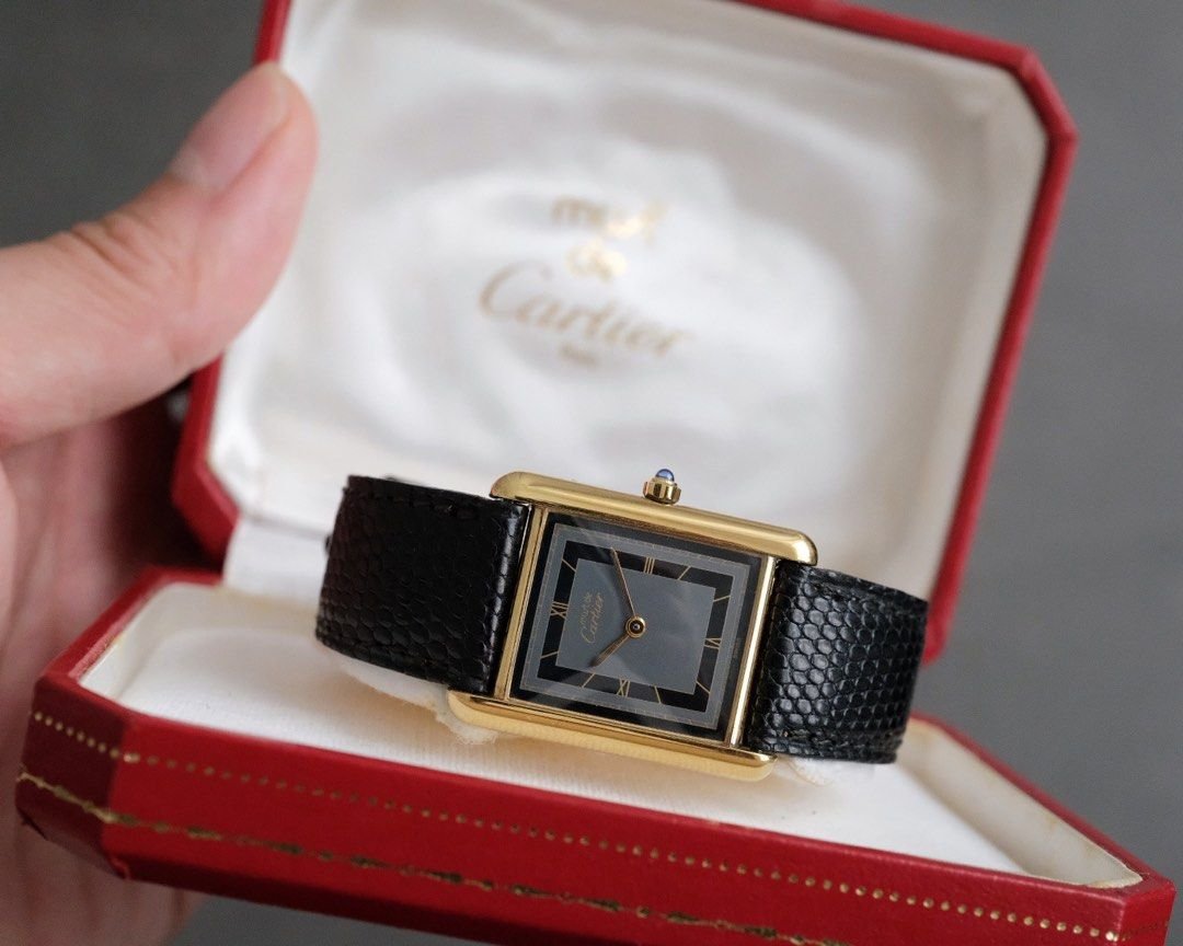 Must de Cartier Tank Vermeil LM Ref. 681006