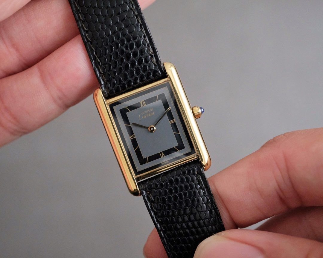 Must de Cartier Tank Vermeil LM Ref. 681006 - Image 2