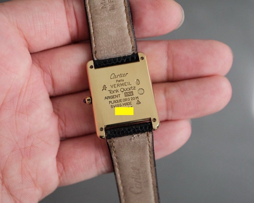 Must de Cartier Tank Vermeil LM Ref. 681006 - Image 7