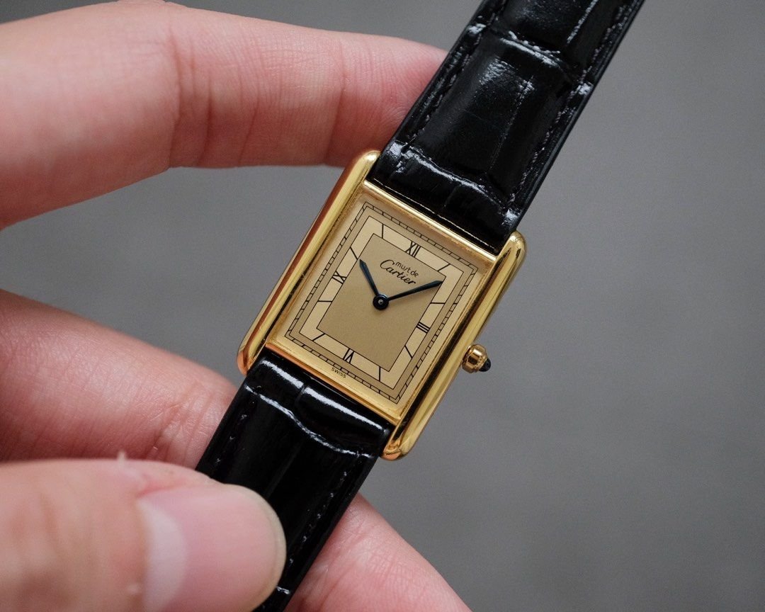 Must de Cartier Tank Vermeil LM Ref. 681006 - Image 3