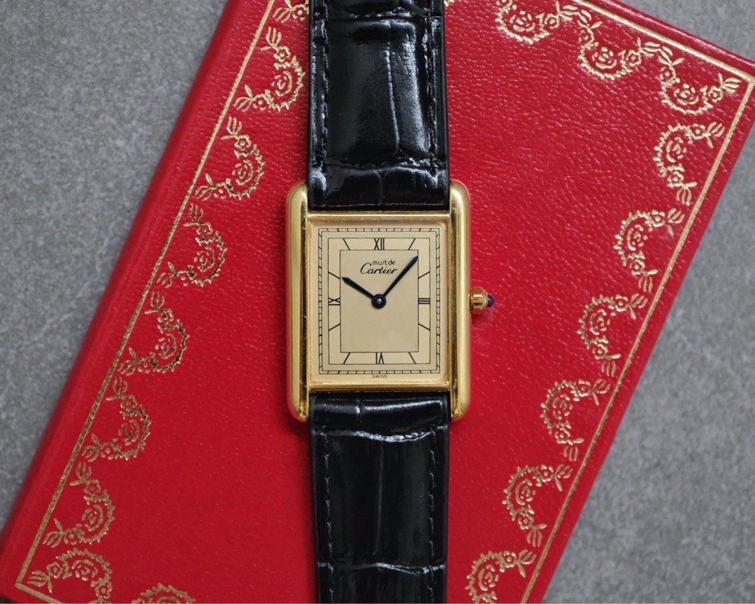 Must de Cartier Tank Vermeil LM Ref. 681006