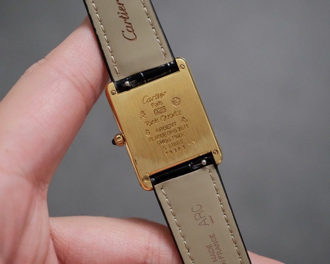 Must de Cartier Tank Vermeil LM Ref. 681006 - Image 7