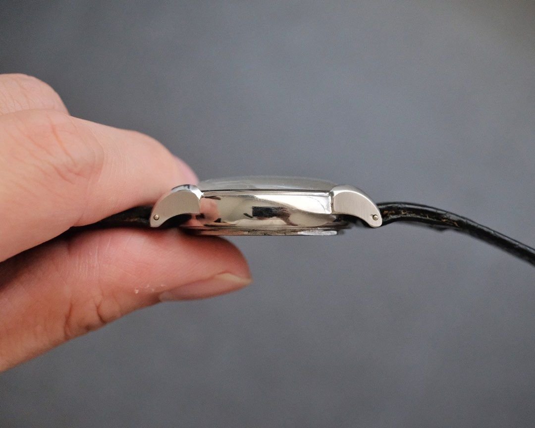 Vintage Movado Full Calendar Watch with Fancy Lug Ref. 14857 - Image 4