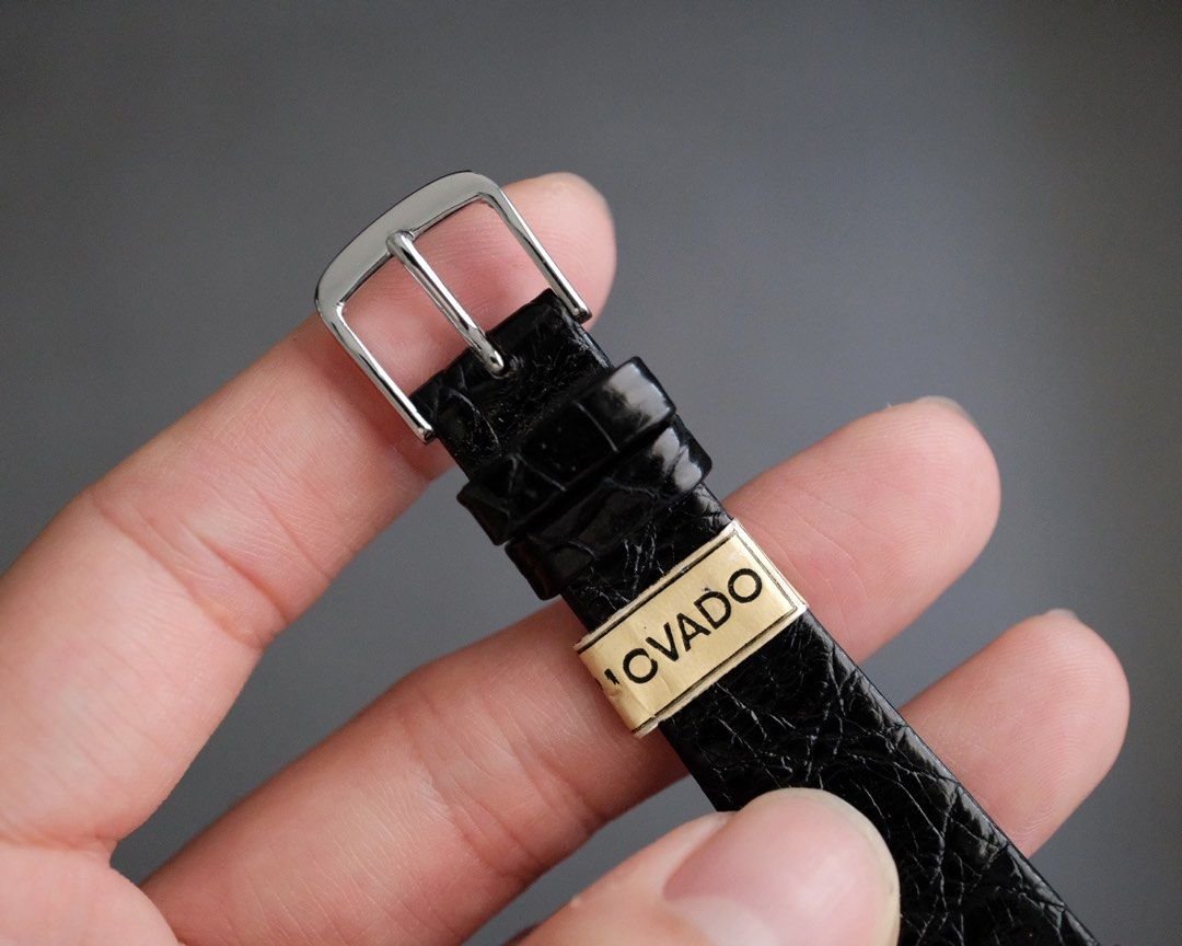 Vintage Movado Full Calendar Watch with Fancy Lug Ref. 14857 - Image 6