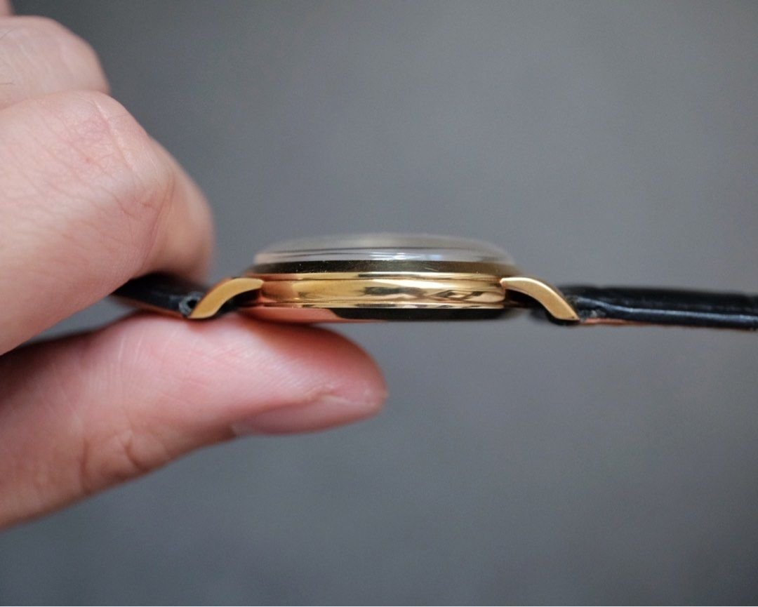 Vintage Omega Tresor 14K YG Calatrava Ref. 2684 - Image 6