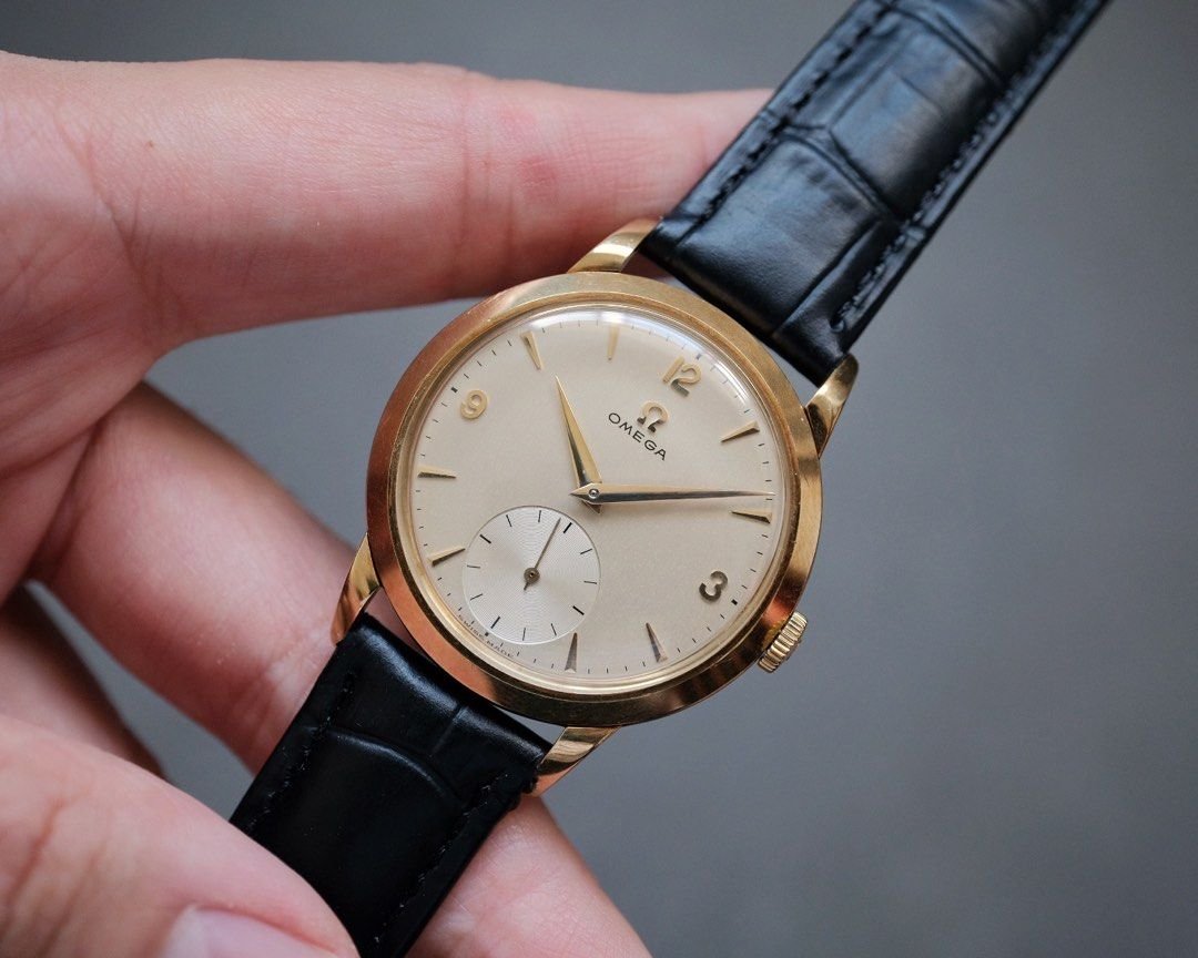 Vintage Omega Tresor 14K YG Calatrava Ref. 2684 - Image 3