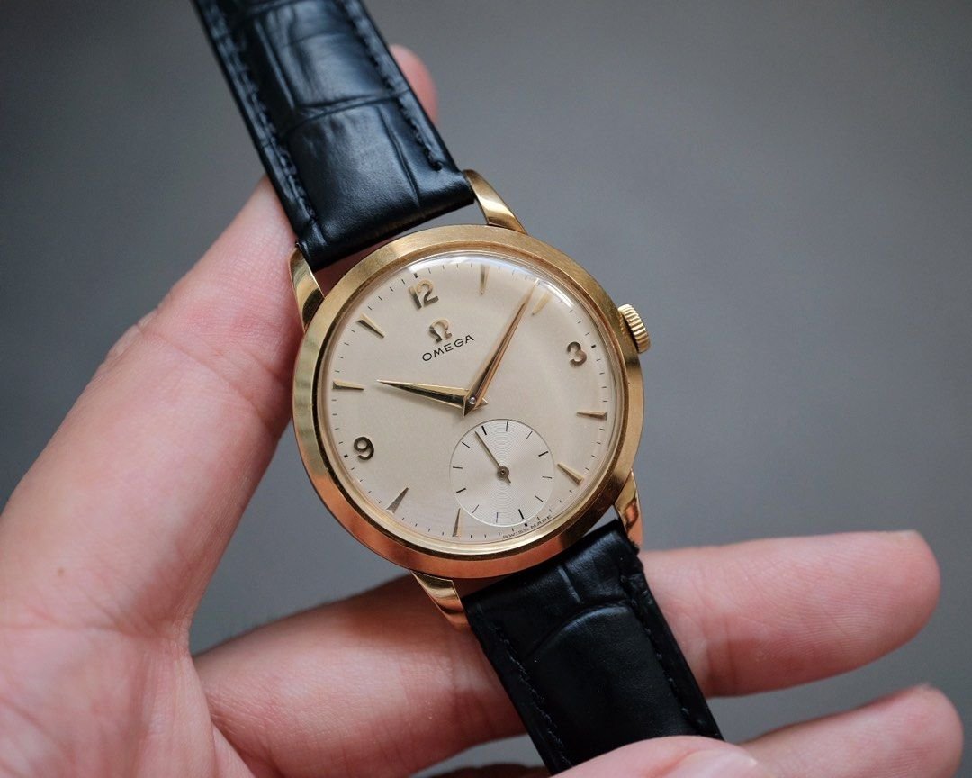 Vintage Omega Tresor 14K YG Calatrava Ref. 2684 - Image 2