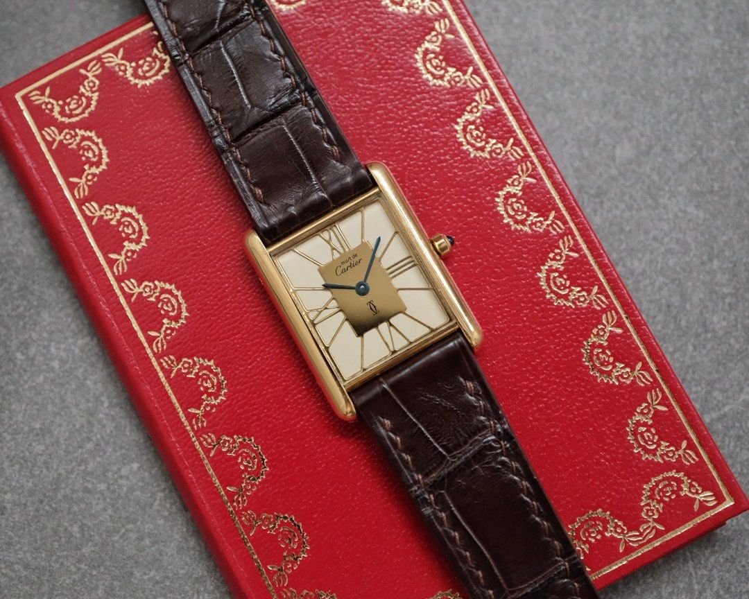 Must de Cartier Tank Vermeil LM Ref. 681006