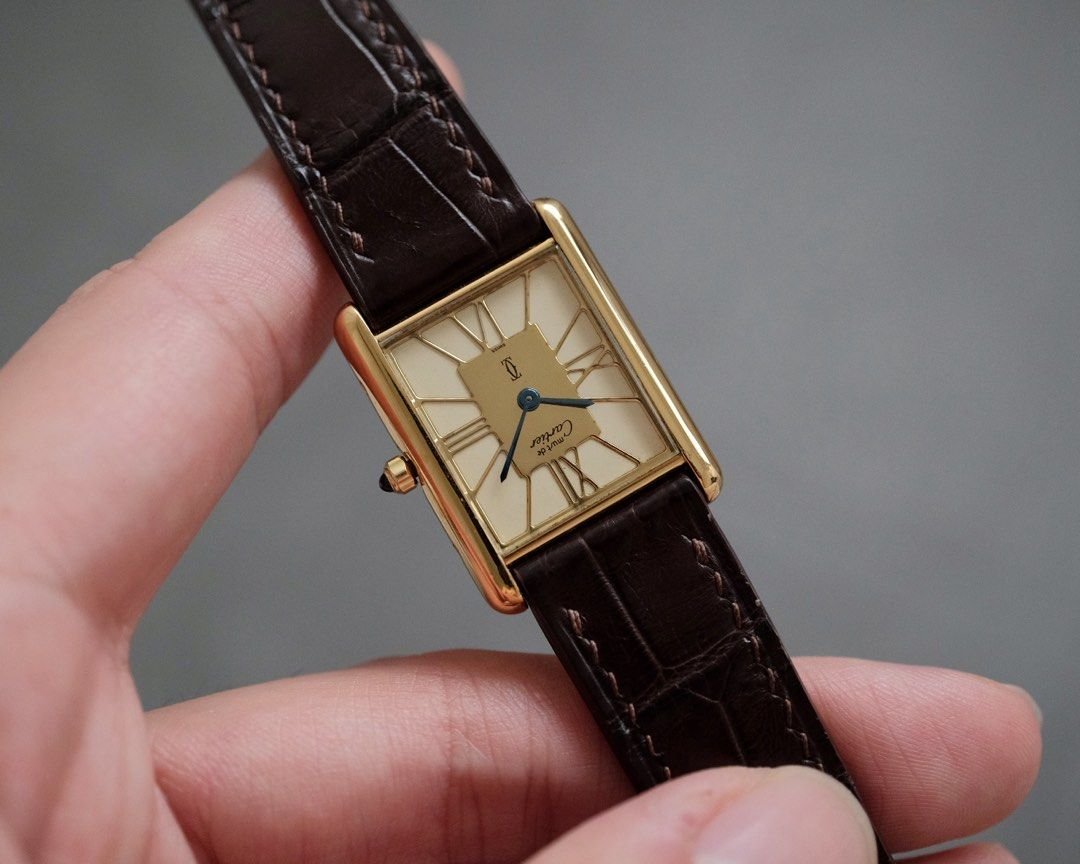 Must de Cartier Tank Vermeil LM Ref. 681006 - Image 5