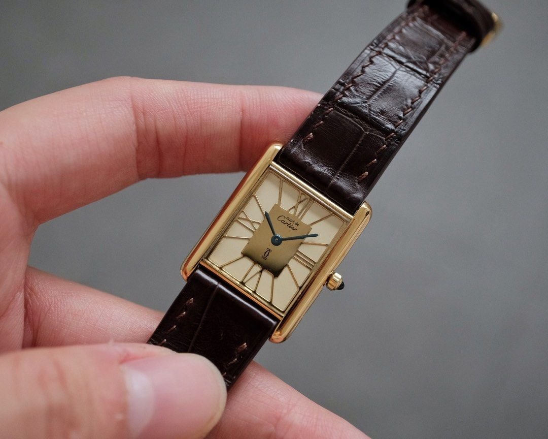 Must de Cartier Tank Vermeil LM Ref. 681006 - Image 4