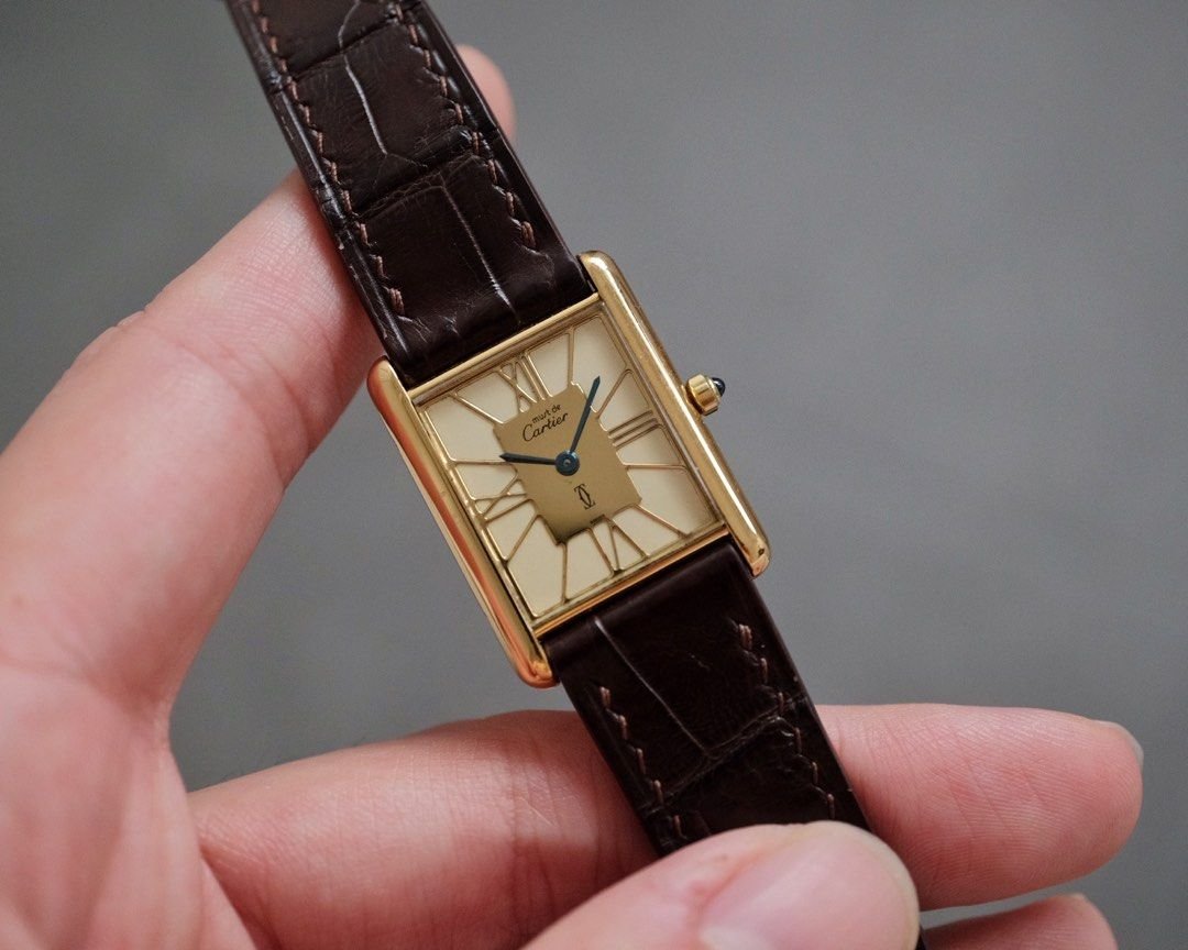 Must de Cartier Tank Vermeil LM Ref. 681006 - Image 3