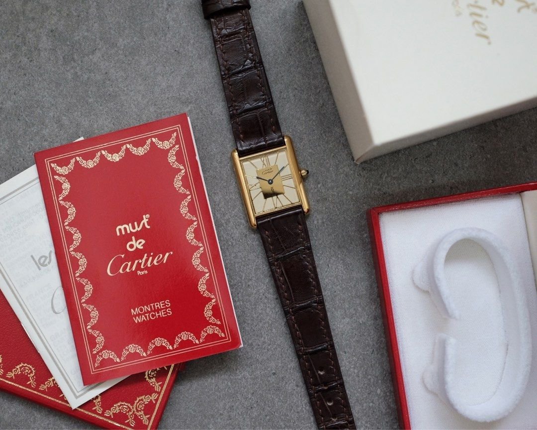 Must de Cartier Tank Vermeil LM Ref. 681006 - Image 10