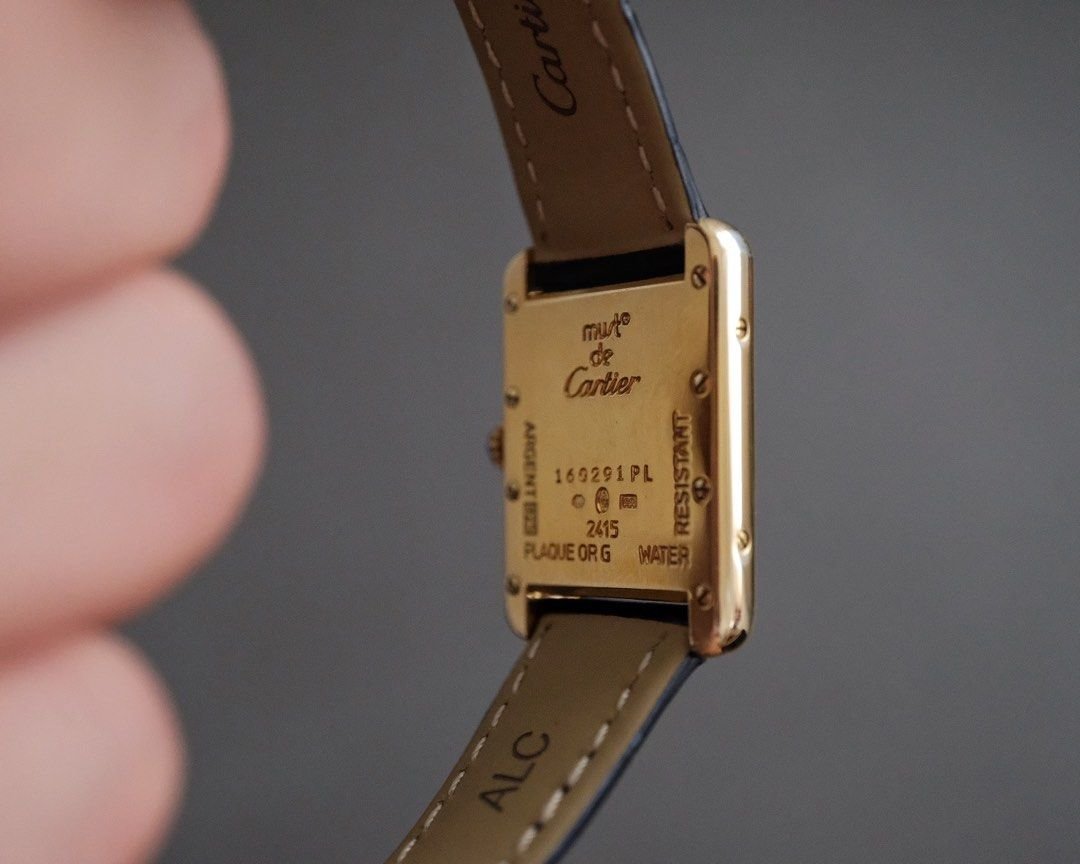 Must de Cartier Tank Vermeil MM Special Edition Ref. 2415 - Image 7