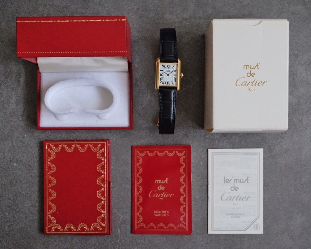 Must de Cartier Tank Vermeil MM Special Edition Ref. 2415 - Image 10